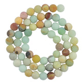 Maxbell 6mm Natural Round Gemstone Loose Spacer Beads Jewelry Making Strand 15" - Aladdin Shoppers