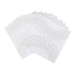 Maxbell 10 Sets Wedding Invitation Cards With Envelopes and Seals Paper White - Aladdin Shoppers