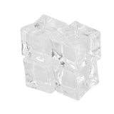 Maxbell 20pcs Fake Artificial Acrylic Ice Cubes Crystal Barwar Wedding Decor 2cm