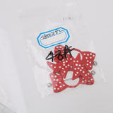 Maxbell Maxbell NIPPLE SHIELD BAR RING RED BOWKNOT SEXY 316L  STEEL BODY PIERCING