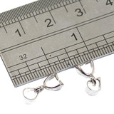 Maxbell 40 Pcs Pendant Pinch Bails Connector Clasps DIY Jewelry Making 14mm + 8mm