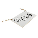 Maxbell Wedding Wooden Hanging Standing Sign Vintage Party Props - Aladdin Shoppers