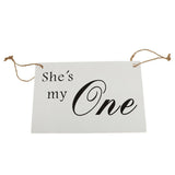 Maxbell Wedding Wooden Hanging Standing Sign Vintage Party Props - Aladdin Shoppers
