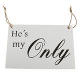 Maxbell Wedding Wooden Hanging Standing Sign Vintage Party Props - Aladdin Shoppers