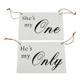 Maxbell Wedding Wooden Hanging Standing Sign Vintage Party Props - Aladdin Shoppers
