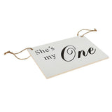 Maxbell Wedding Wooden Hanging Standing Sign Vintage Party Props - Aladdin Shoppers