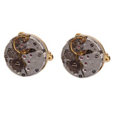 Maxbell Vintage Steampunk Watch Movement Cufflinks Wedding Groom Men's Gift - Aladdin Shoppers