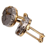 Maxbell Vintage Steampunk Watch Movement Cufflinks Wedding Groom Men's Gift - Aladdin Shoppers