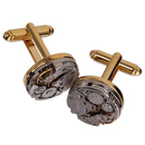 Maxbell Vintage Steampunk Watch Movement Cufflinks Wedding Groom Men's Gift - Aladdin Shoppers