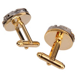 Maxbell Vintage Steampunk Watch Movement Cufflinks Wedding Groom Men's Gift - Aladdin Shoppers