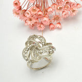 Maxbell Fashion Women Rhinestone Three Loops Scarf Clips Wedding Party Favor Silver - Aladdin Shoppers
