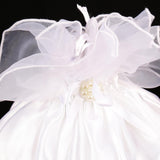 30xWedding Bridal Faux Pearl Mesh Satin Dolly Flower Bag Handbag Wedding Party