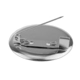 Maxbell 95pcs Silver Brooch Base Blanks Trays Backs Pins Setting DIY Findings 2 cm - Aladdin Shoppers