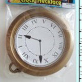 Maxbell Clock on Plastic Chain Fancy Dress Costume Party Prop Accessories - Aladdin Shoppers