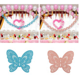 Maxbell Banner Bunting Paper Butterfly Garland Baby Shower Party Weding Decor Pink - Aladdin Shoppers