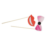 Maxbell 21pcs Stick 21st Birthday Party Glasses Photo Booth Props Lips Crown Tie - Aladdin Shoppers