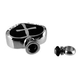 Maxbell Cross Heart Cremation Keepsake Memorial Ash Urn Holder Pendant Silver Black - Aladdin Shoppers