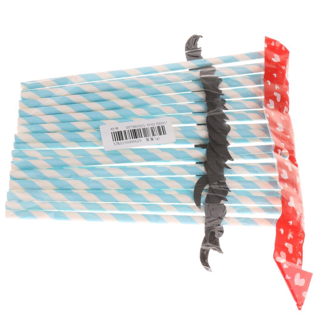 Maxbell Maxbell 25Pcs 3D Moustache Summer Bar Decor Party Colorful Cocktail Drinking Straw
