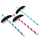 Maxbell 25Pcs 3D Moustache Summer Bar Decor Party Colorful Cocktail Drinking Straw - Aladdin Shoppers
