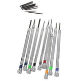 Maxbell 9Pcs Watch Flat Blade Screwdriver Screw Repair Tools Set For Watch Jewelry - Aladdin Shoppers