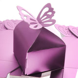 Maxbell 50PCS Butterfly Candy Gift Box Baby Shower Wedding Party Favor Light Purple - Aladdin Shoppers