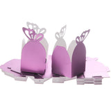 Maxbell 50PCS Butterfly Candy Gift Box Baby Shower Wedding Party Favor Light Purple - Aladdin Shoppers