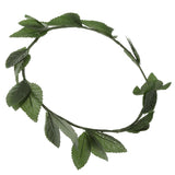 Maxbell 4 Pieces Gold Green Leaf Roman Greek Goddess Laurel Wreath Party Headband