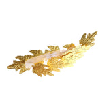 Maxbell 4 Pieces Gold Green Leaf Roman Greek Goddess Laurel Wreath Party Headband