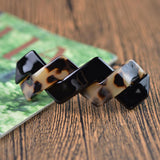 Maxbell 2 Pieces Women Girls Geometric Hair Spring Clips Barrette Hair Accessories