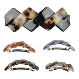 Maxbell 2 Pieces Women Girls Geometric Hair Spring Clips Barrette Hair Accessories