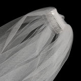 Maxbell 3M Cathedral Flowers Lace Edge Wedding Bridal Veil for Beautiful Bride Ivory - Aladdin Shoppers