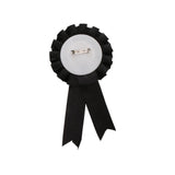 Maxbell Glitter 50 Award Ribbon Rosette Badge Brooch Birthday Party Favour Black - Aladdin Shoppers