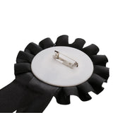 Maxbell Glitter 50 Award Ribbon Rosette Badge Brooch Birthday Party Favour Black - Aladdin Shoppers