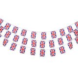 Maxbell 10m British 30Pcs Flag String Bunting Banner Garland Outdoor Garden Decor - Aladdin Shoppers