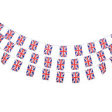 Maxbell 10m British 30Pcs Flag String Bunting Banner Garland Outdoor Garden Decor - Aladdin Shoppers