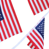 Maxbell 10m American 30Pcs US Flag String Bunting Banner Garland Outdoor Decor - Aladdin Shoppers