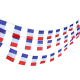 Maxbell 10m French 30Pcs Flag String Bunting Banner Garland Outdoor Garden Decor - Aladdin Shoppers