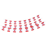 Maxbell Maxbell 30Pcs 10m Canadian Flag String Bunting Banner Garland Outdoor Garden Decor