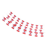 Maxbell 30Pcs 10m Canadian Flag String Bunting Banner Garland Outdoor Garden Decor - Aladdin Shoppers