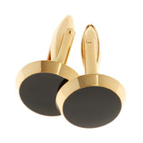 Maxbell Men Tuxedo Collar Buttons Shirt Cufflinks Formal Dress Costume Gold black - Aladdin Shoppers
