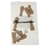 Maxbell 10pcs Female Bride Plain Blank Wooden Peg Dolls Figures Wedding Cake Toppers - Aladdin Shoppers