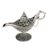 Maxbell Hollow Flower Lamp Shape Rings Jewelry Distplay Storage Case Box Silver - Aladdin Shoppers