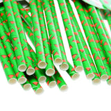Maxbell 25Pcs Cute 3D Colorful Christmas Tree Xmas Party Decor Juice Drinking Straw - Aladdin Shoppers