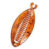 Maxbell 2 Pieces Resin Fish Tail Hair Banana Clip Lady Girls School Girls Hair Clip