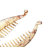 Maxbell 2 Pieces Novelty Resin Fish Tail Hair Banana Clip Lady Girl Hair Accessories