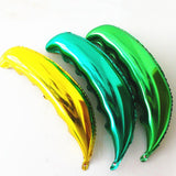 Maxbell 6 Pieces Set Palm Tree Leaf Green Hawaiian Beach Party Balloon Wedding Decor