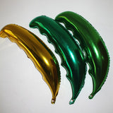 Maxbell 6 Pieces Set Palm Tree Leaf Green Hawaiian Beach Party Balloon Wedding Decor