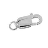 Maxbell 925 Sterling Silver Lobster Clasp Clip Single Circle Jewelry Finding 14mm - Aladdin Shoppers