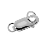 Maxbell 925 Sterling Silver Lobster Clasp Clip Double Circle Jewelry Finding 8mm - Aladdin Shoppers