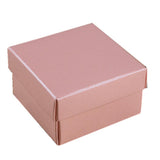 Maxbell 25Pcs Paper Ring Earring Jewelry Display Square Gift Boxes Case Pink - Aladdin Shoppers